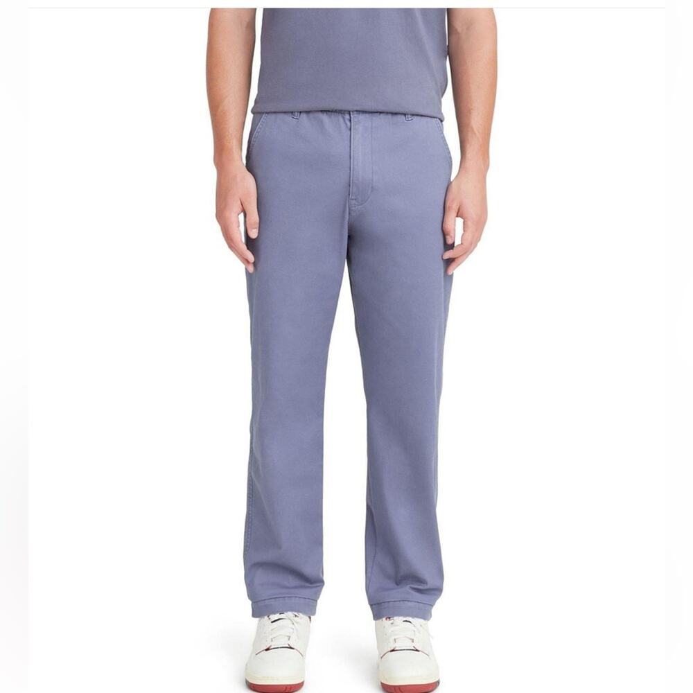 NWT Levis XXX Chino EZ-Waist Tapered Legs Pants Blue Stretch Pockets XXL $70